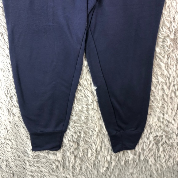 Fabletics Joggers Womens Size Medium Luxe Terry Drawstring Pocket Jogger Navy - Picture 3 of 13
